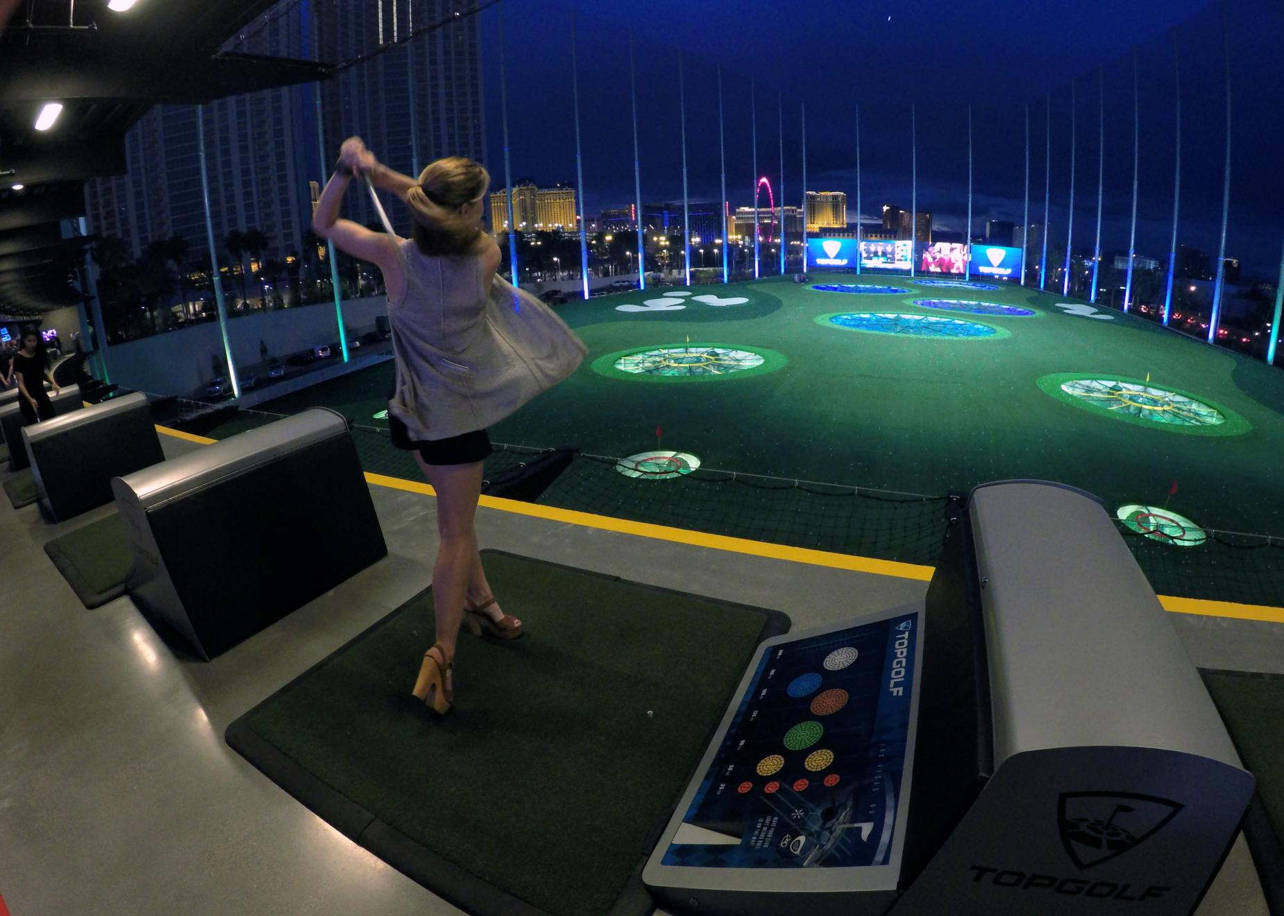 Topgolf Las Vegas is the world's most insane driving range This is